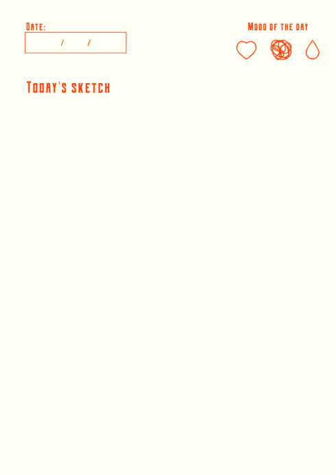 Placeit - Journal Design Creator for Artists Featuring a Blank Space