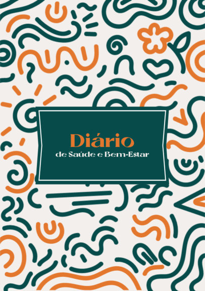 Doodle Planner Cover Design Maker for a Digital Journal