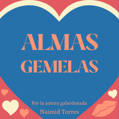 Cover Design Maker for a Romantic Podcast with a Heart Graphic 5888a