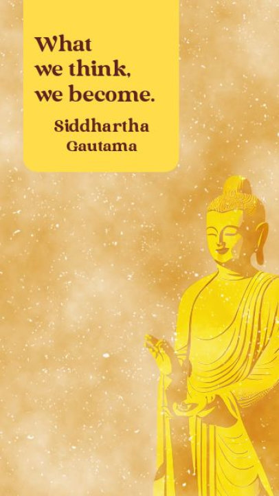 Instagram Story Video Generator Featuring a Buddha Day-Themed Quote 6744