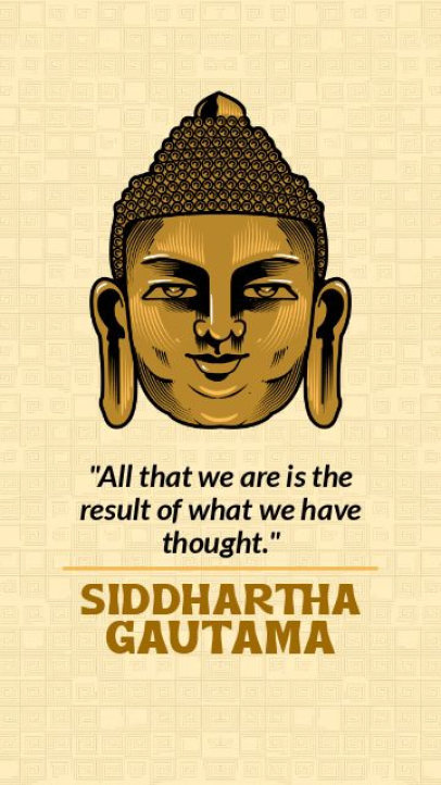 Holiday Instagram Story Video Maker to Commemorate Buddha Day 6741