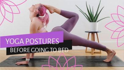 Yoga Day Intro Video Creator Featuring a Postures Tutorial 6791