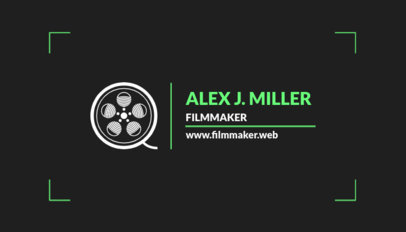 Business Card Maker for Film Studio Business Cards