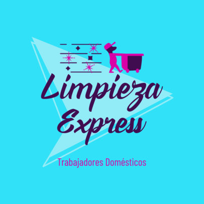 Brand Logo Template for Housekeeping Services