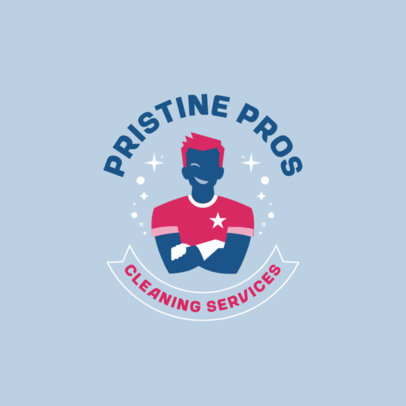 Online Logo Maker for a Professional House Cleaning Service