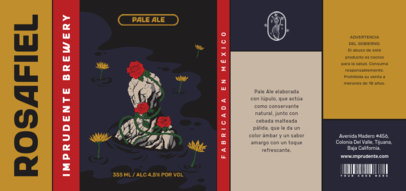 Beer Label Generator Featuring a Surrealistic Landscape Illustration 6320b-el1