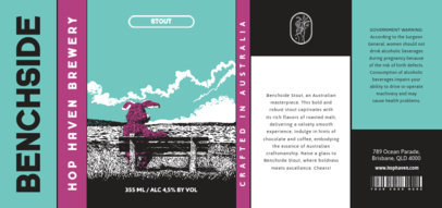 Beer Label Design Maker with an Illustrated Bunny Character 6320e-el1