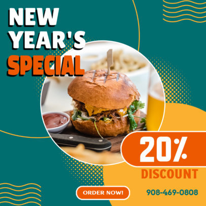 Instagram Post Template for Restaurants' Special Events 5904