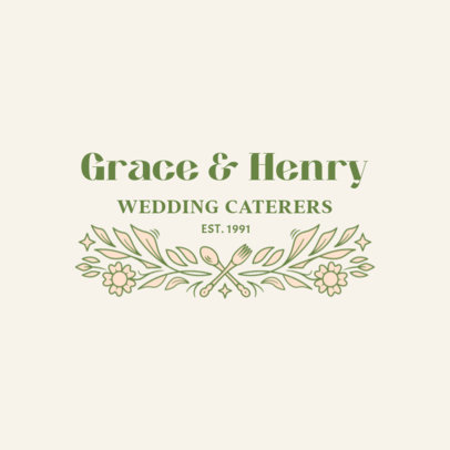 Logo Maker for Wedding Caterers Featuring Elegant Graphics