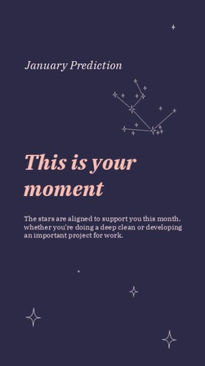 Quote Instagram Story Video Creator Featuring a Prediction 6775