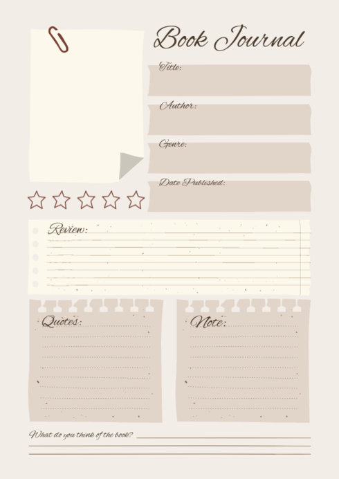 Placeit - Modern Planner Creator for a Book Journal
