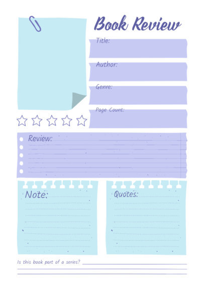 Planner Maker Featuring a Book Journal Theme