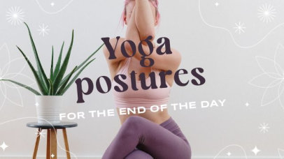 Yoga-Themed Intro Video Generator for a Posture Tutorial 6789
