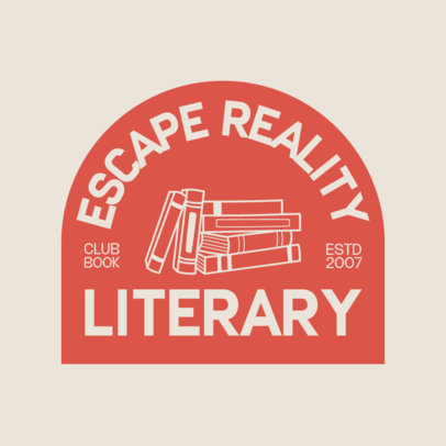 Book-Themed Logo Creator for a Literary Club