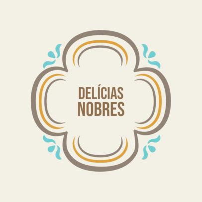 Wedding Banquet Service Logo Template 