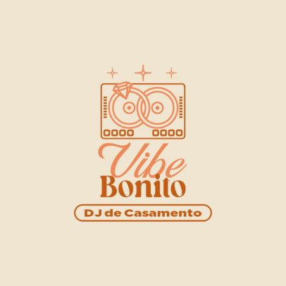 Logo Template for Wedding DJ Services 5908g