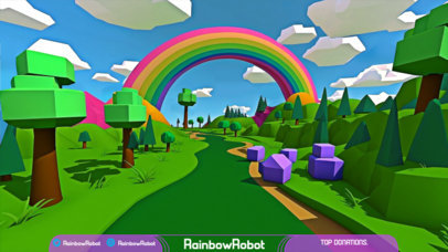 Colorful Twitch Overlay Maker With a Roblox-Inspired Aesthetic