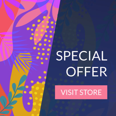 Online Banner Maker with Colorful Graphics