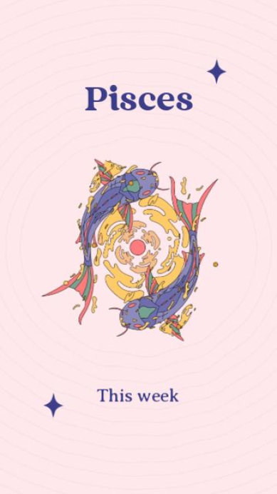 Horoscope-Themed Instagram Story Video Creator With a Pisces Themes