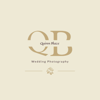 Wedding-Themed Logo Maker for a Photography Service
