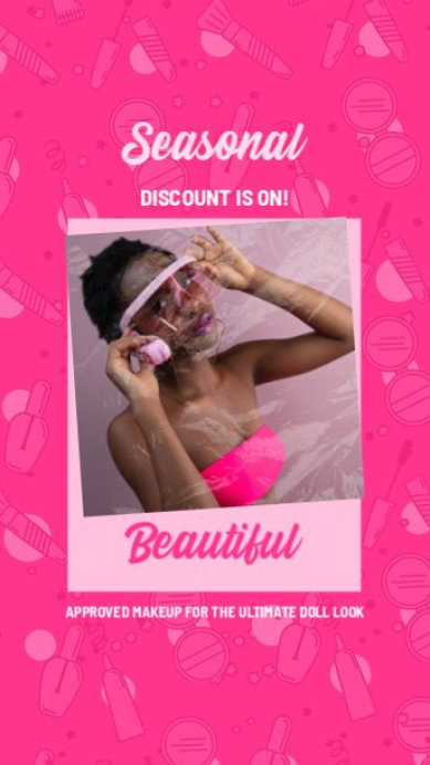 Barbie-Inspired Instagram Story Video Creator Featuring a Special Discount