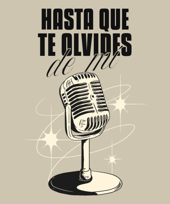 Placeit - Luismi-Inspired T-Shirt Design Maker Featuring a Song Lyric
