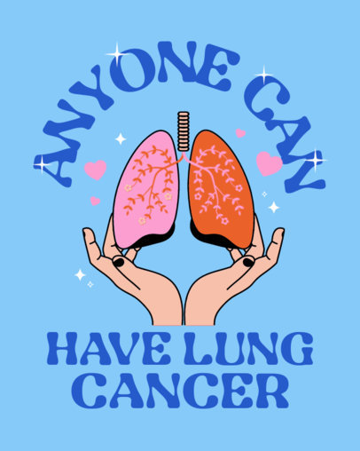 Instagram Post Creator to Raise Awareness for Lung Cancer