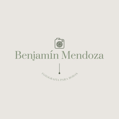 Elegant Logo Creator for a Wedding Photography Service