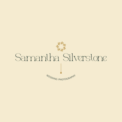 Modern Logo Maker for a Wedding Photographer
