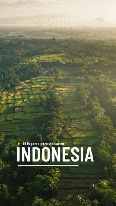 Instagram Story Video Maker with Must-See Places in Indonesia 2453t 6847 el1