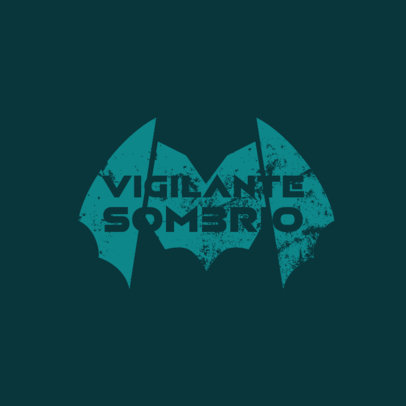 Logo Generator Featuring an Emblem Inspired by Batman