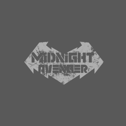 Logo Creator for Gamers Featuring an Emblem Inspired by Batman