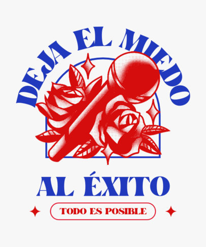 T-Shirt Design Generator Featuring a Song Lyric Inspired by Selena