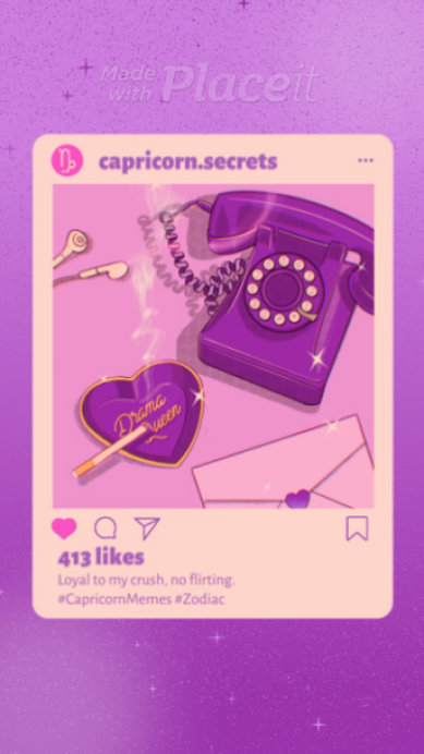 Astrology-Themed Instagram Story Video Generator Featuring a Capricorn Theme