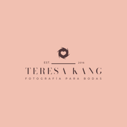 Professional Logo Generator for a Wedding Photography Service