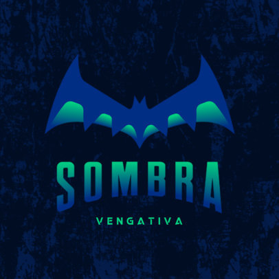 Logo Generator with a Batman-Inspired Emblem for Gamers
