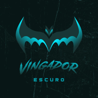 Gaming Logo Maker Featuring a Graphic Inspired by Batman