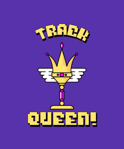 Mario Kart-Inspired T-Shirt Design Maker Featuring a Retro Flying Cup Illustration 5689a