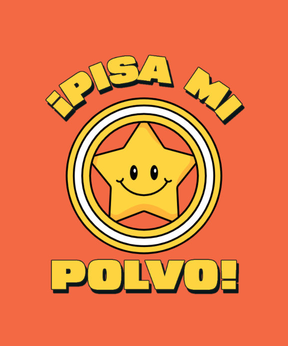 Mario Kart-Inspired T-Shirt Design Maker Featuring an Illustrated Star 