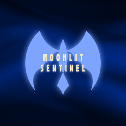 Batman-Inspired Logo Creator for a Superhero Game