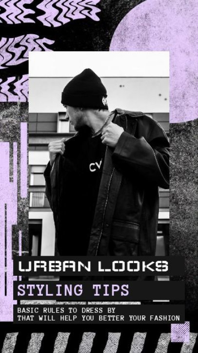 Instagram Story Video Template for an Influencer's Styling Tips  6825