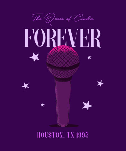 Popular T-Shirt Design Generator for Selena-Inspired Enthusiasts