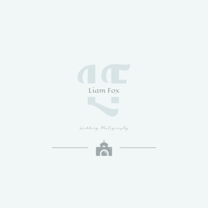 Photography Logo Template for a Wedding Event