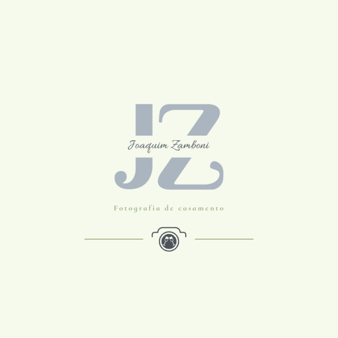 Logo Template Featuring a Minimalist Layout for a Wedding Photography Service