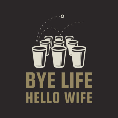 T-Shirt Template of Engagement Party Games