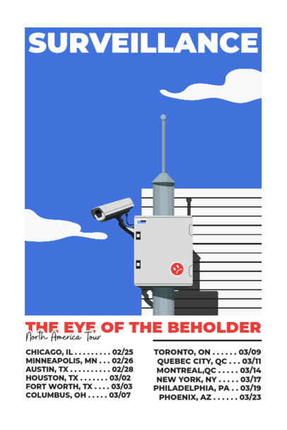 Poster Design Maker to Promote a Musician's World Tour 6385