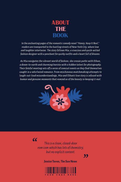 Placeit - Back Book Cover Generator Featuring a Short Opinion of the Novel