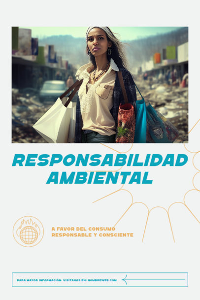 Art Print Maker with an Environmental Responsibility Awareness Theme