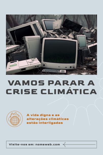 Poster Design Generator with a Climate Change Awareness 
