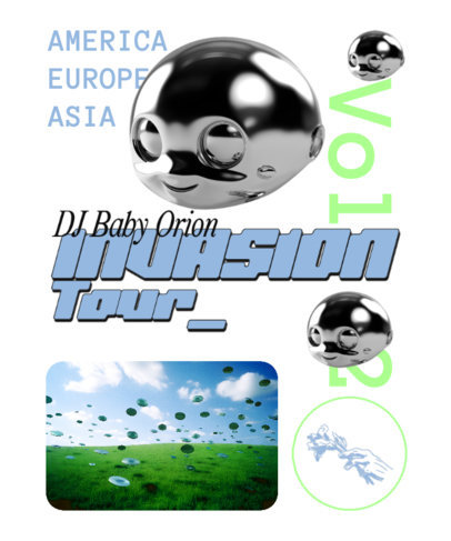 T-Shirt Design Maker for a Contemporary DJ With a Y2K Theme